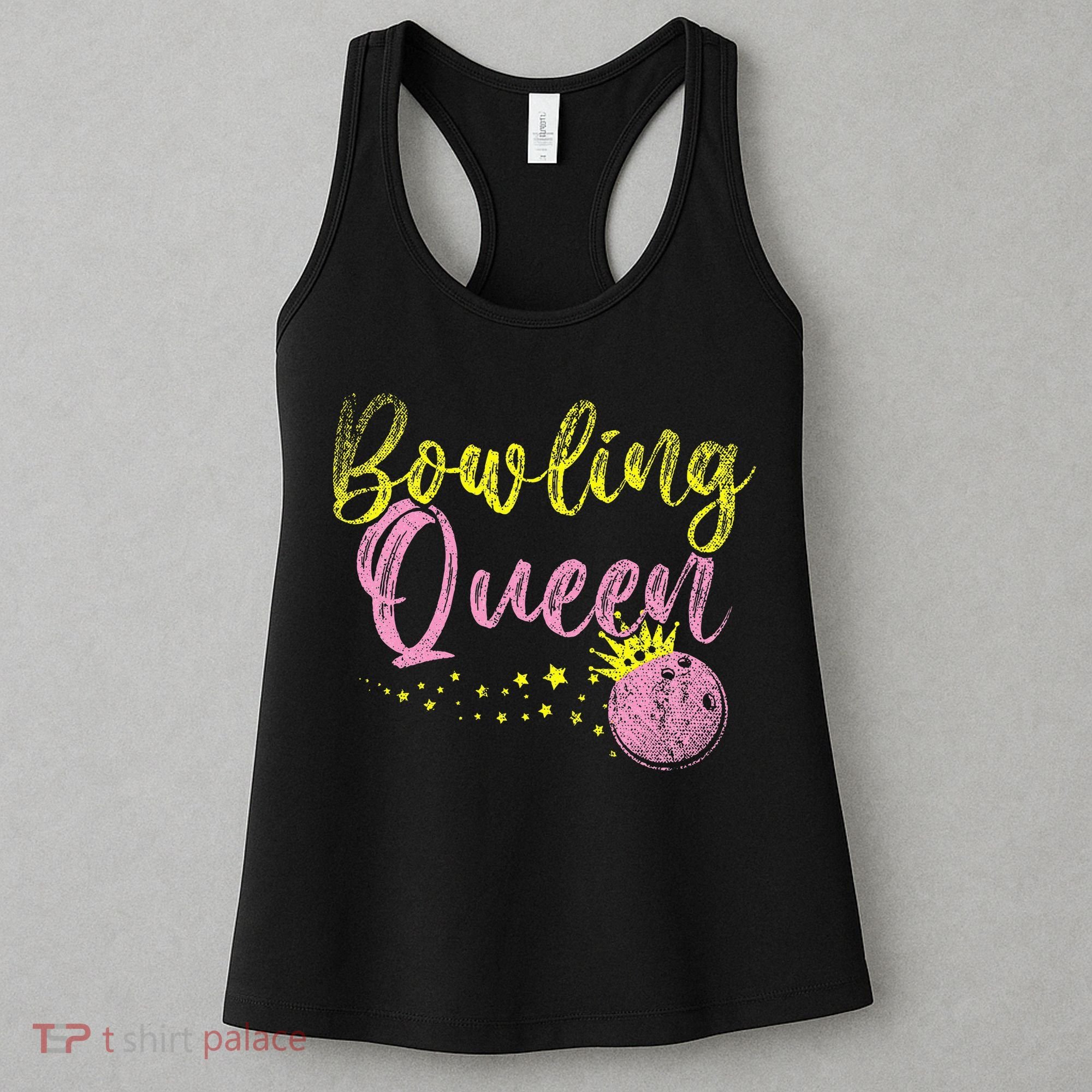 Bowling Team Queen Gift Bowling Women's Tank Top