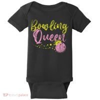 Bowling Team Queen Gift Bowling Baby Bodysuit thumb 0