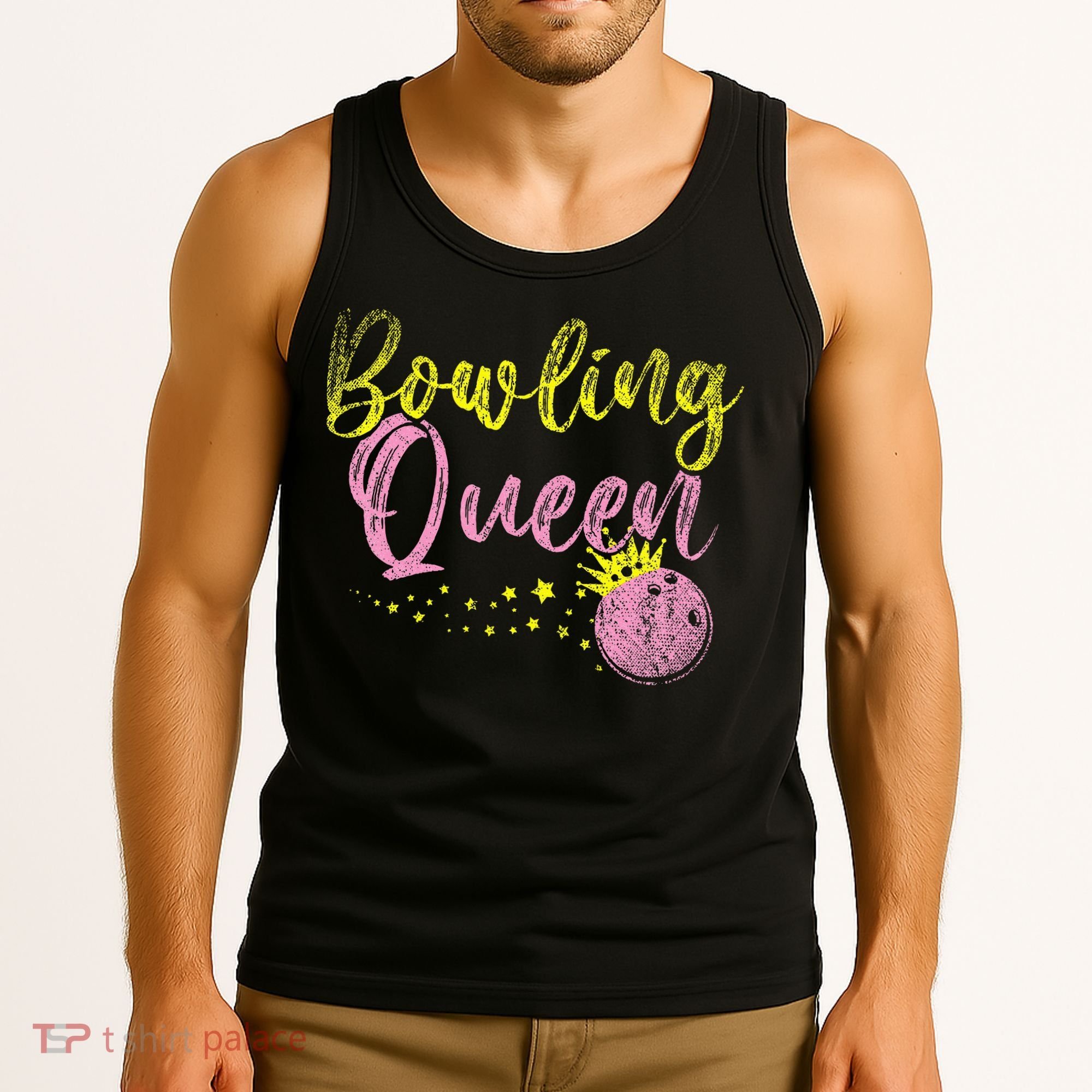 Bowling Team Queen Gift Bowling Tank Top