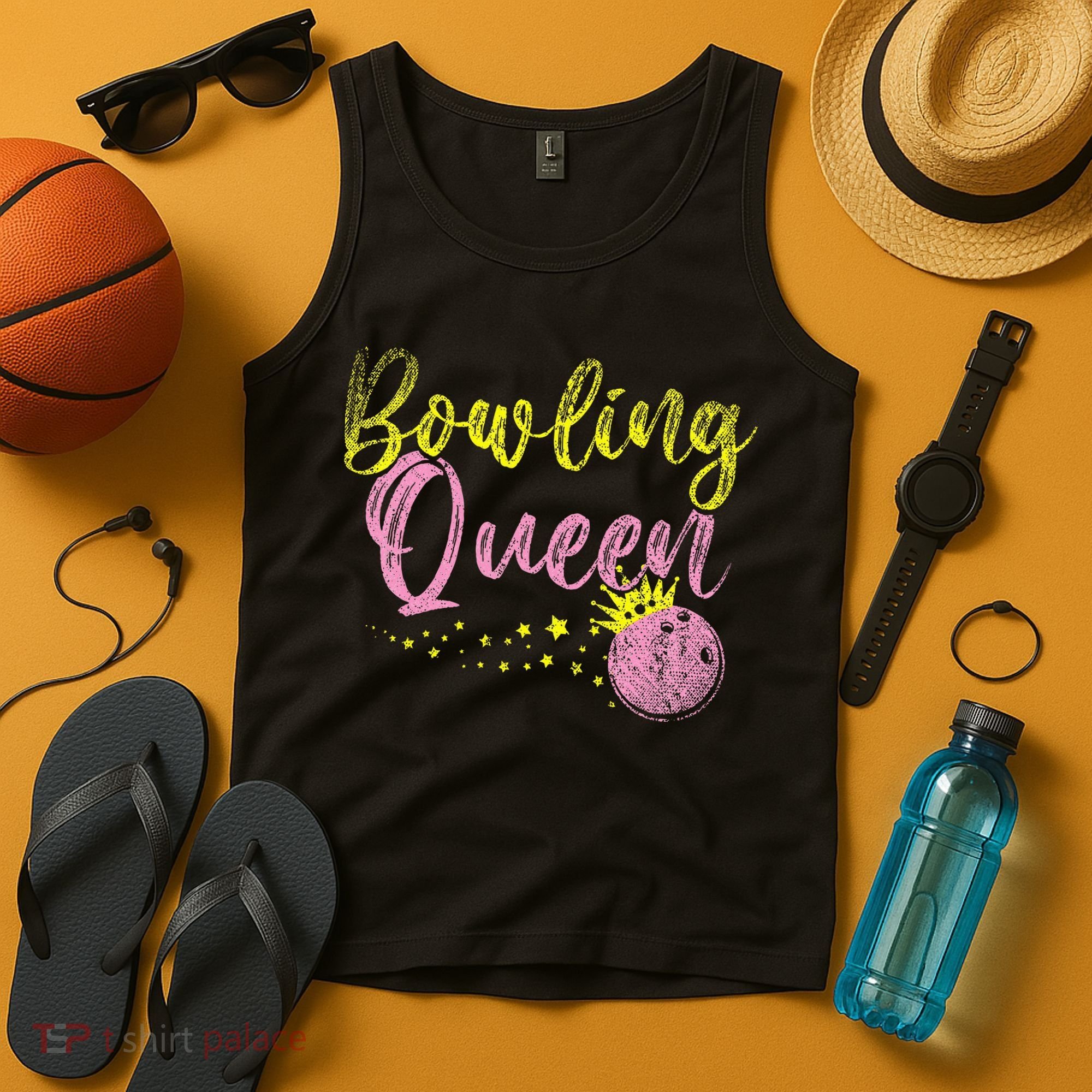 Bowling Team Queen Gift Bowling Tank Top