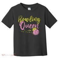 Bowling Team Queen Gift Bowling Toddler T-Shirt thumb 0