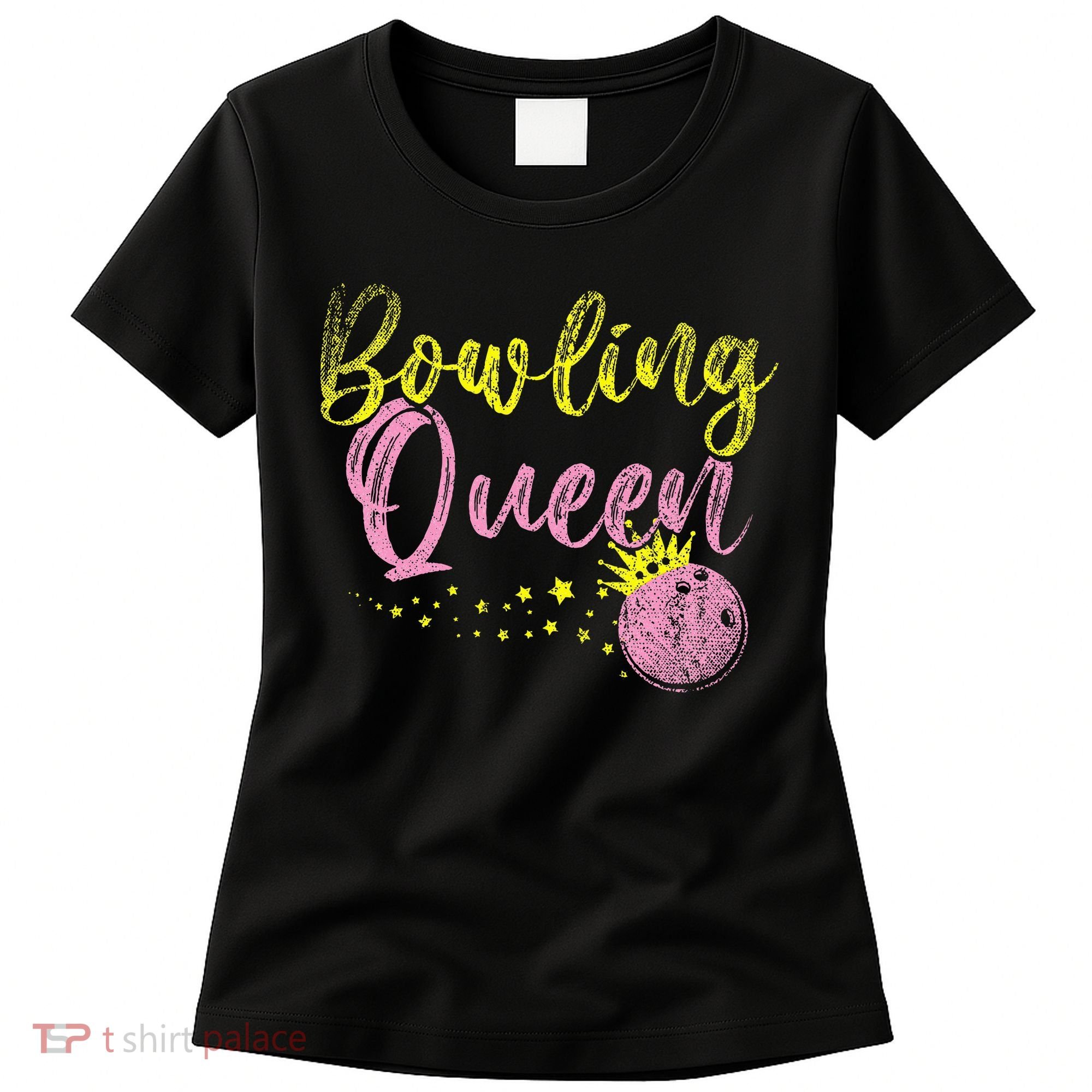 Bowling Team Queen Gift Bowling Women's T-Shirt