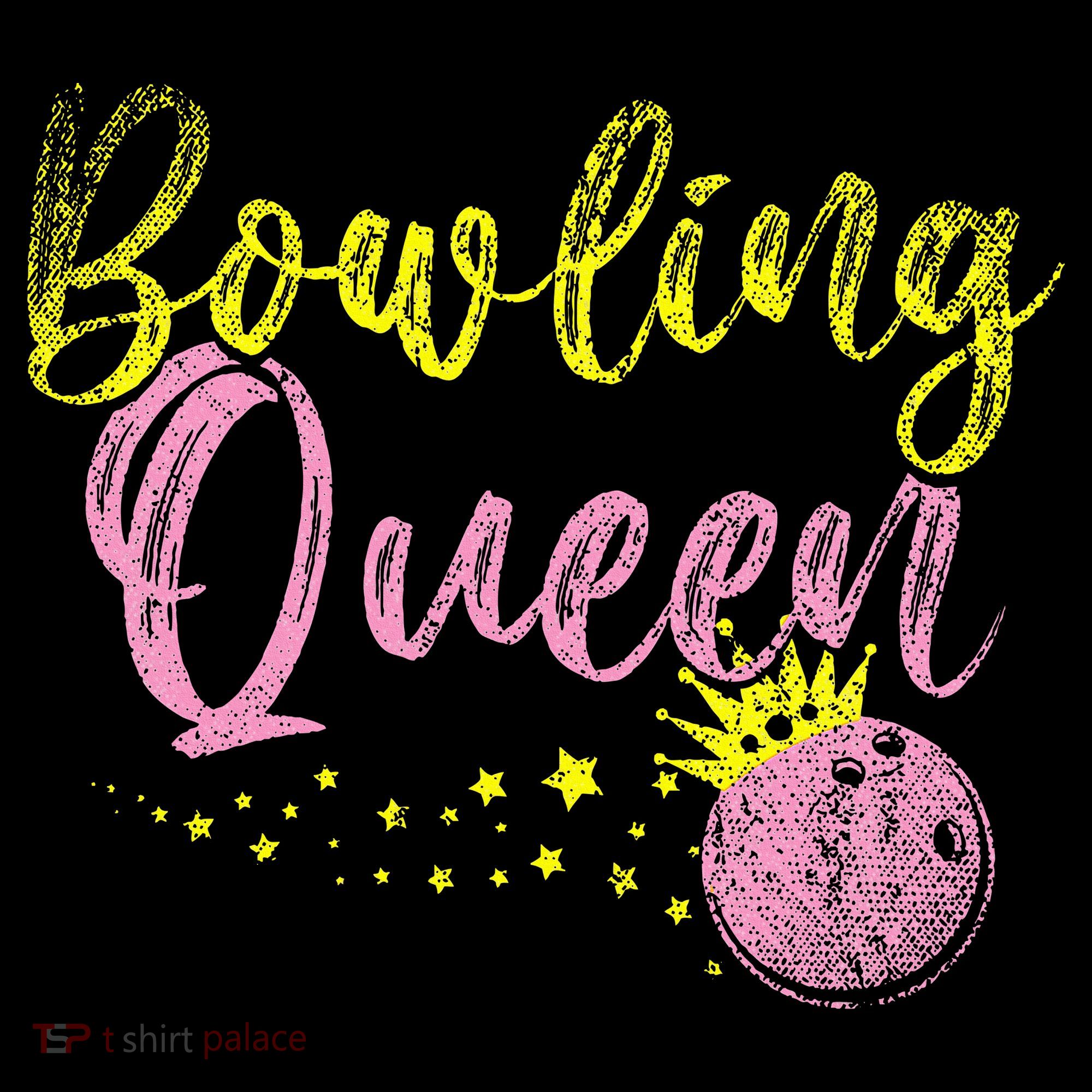 Bowling Team Queen Gift Bowling Women's T-Shirt
