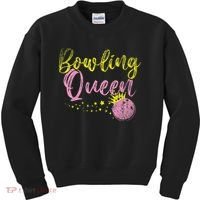 Bowling Team Queen Gift Bowling Kids Sweatshirt thumb 0