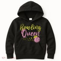 Bowling Team Queen Gift Bowling Kids Hoodie thumb 0