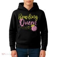 Bowling Team Queen Gift Bowling Kids Hoodie thumb 4