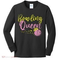 Bowling Team Queen Gift Bowling Kids Long Sleeve Shirt thumb 0
