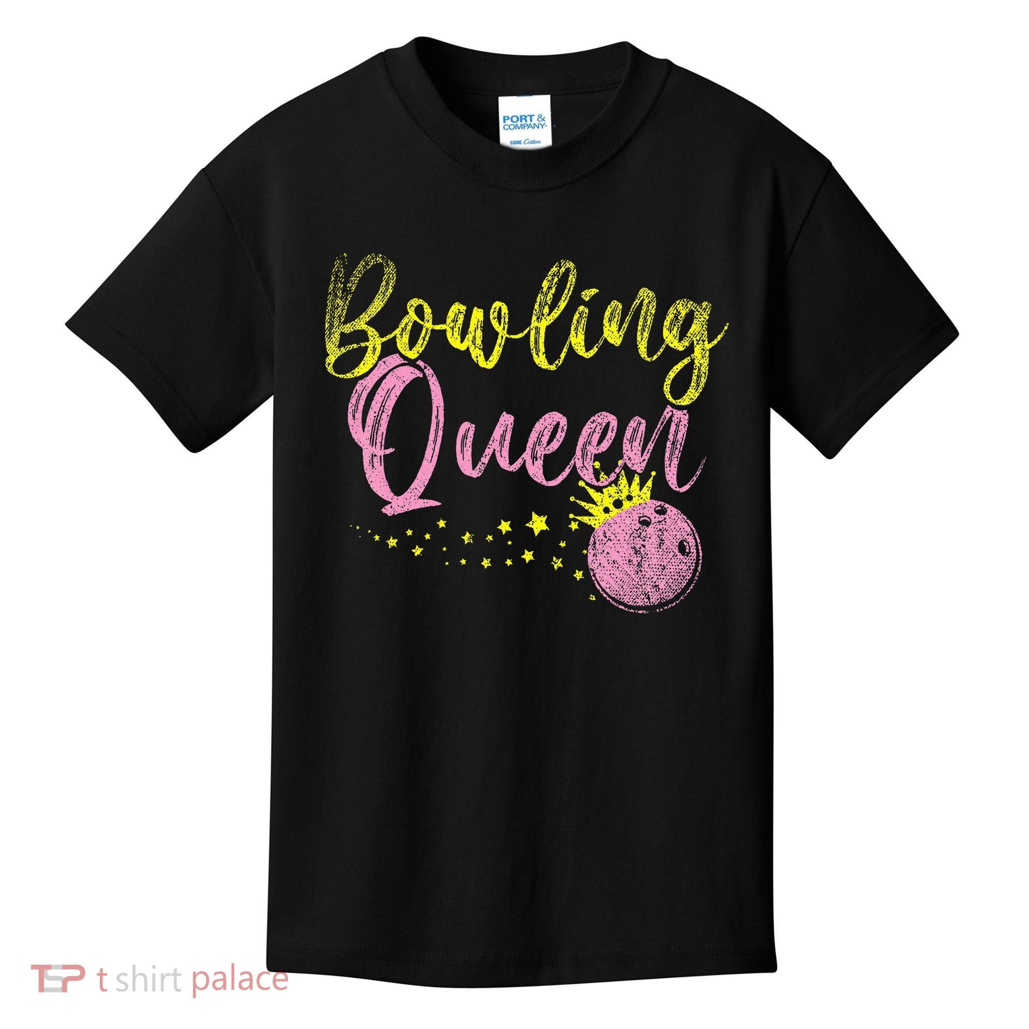 Bowling Team Queen Gift Bowling Kids T-Shirt