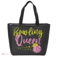 Bowling Team Queen Gift Bowling Tote Bag thumb 0