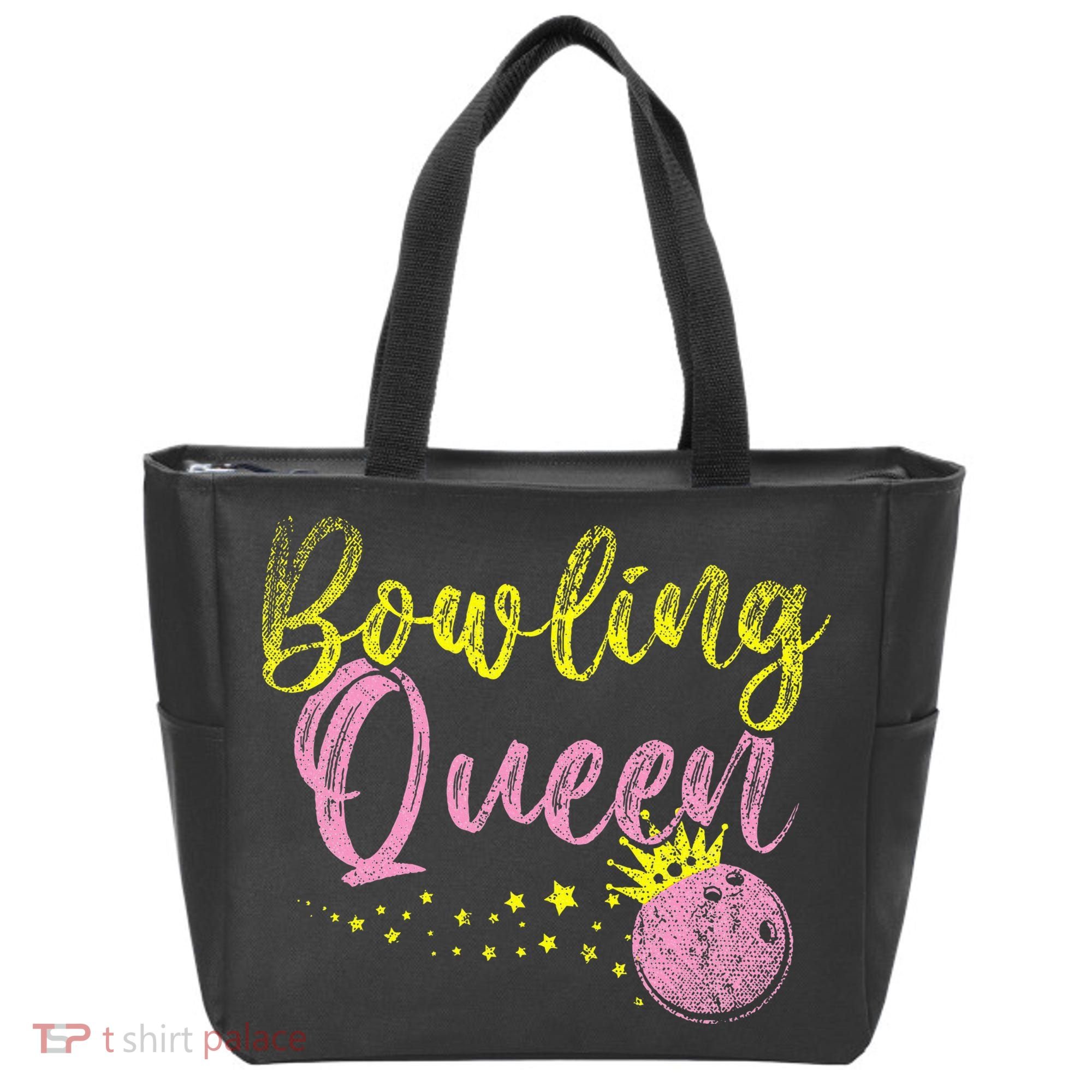 Bowling Team Queen Gift Bowling Tote Bag