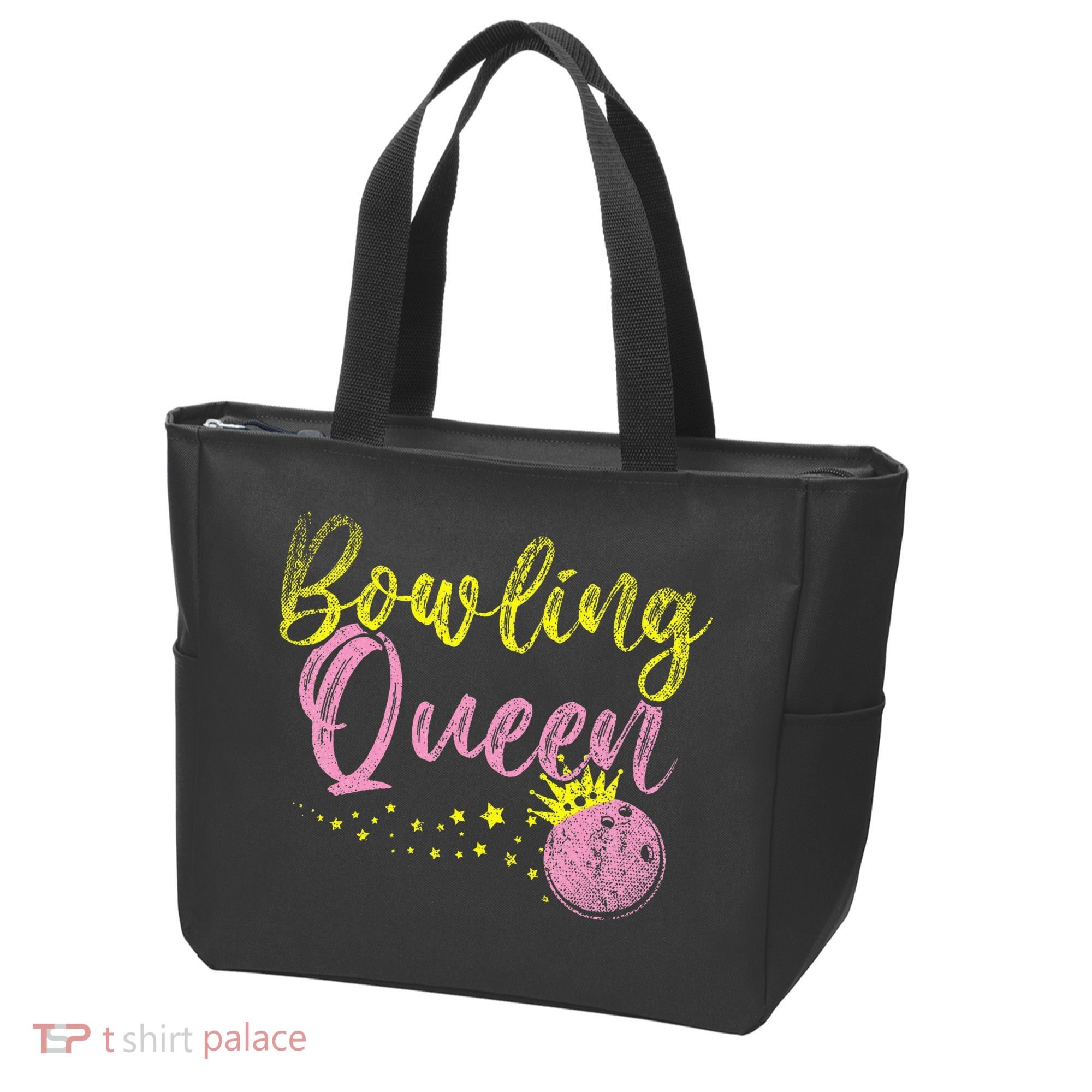 Bowling Team Queen Gift Bowling Tote Bag