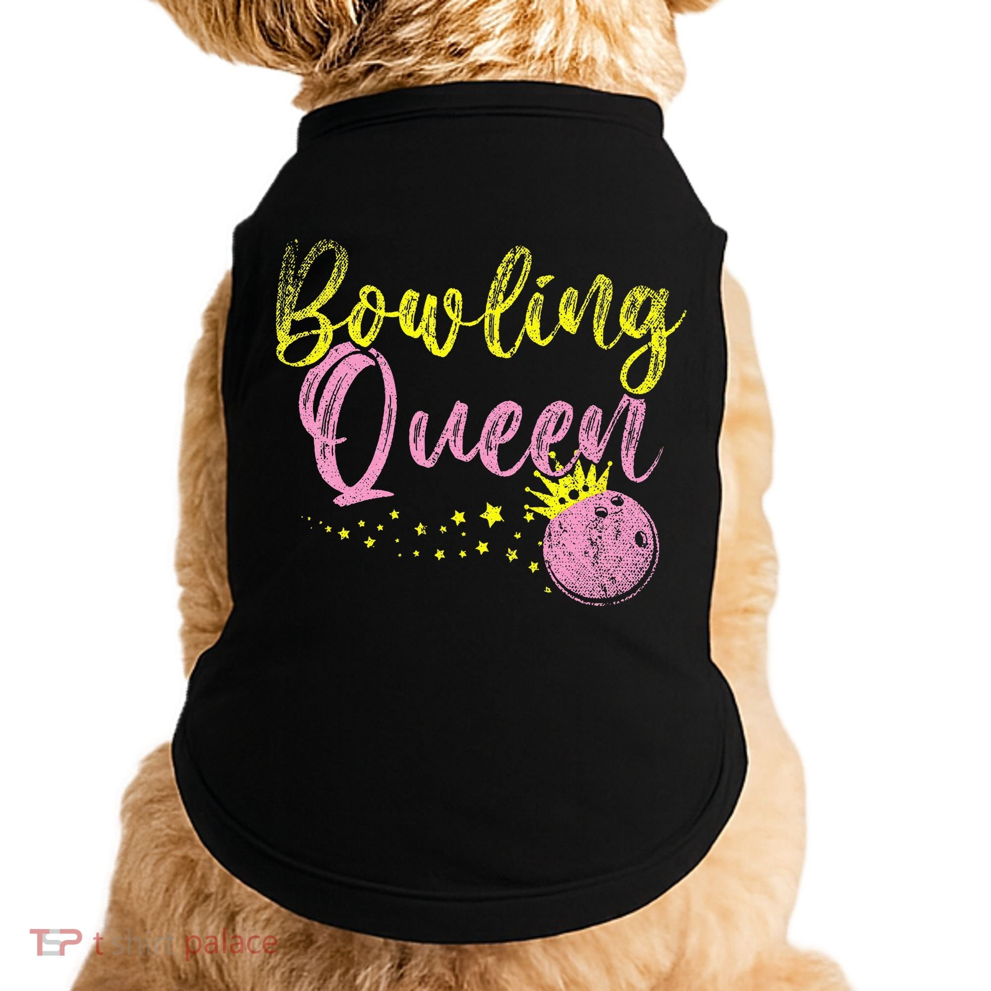 Bowling Team Queen Women Gift Bowling Doggie Tank