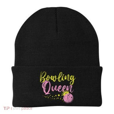 Bowling Team Queen Women Gift Bowling Beanie
