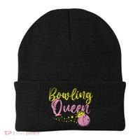 Bowling Team Queen Women Gift Bowling Beanie thumb 0