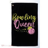 Bowling Team Queen Women Gift Bowling Golf Towel thumb 0