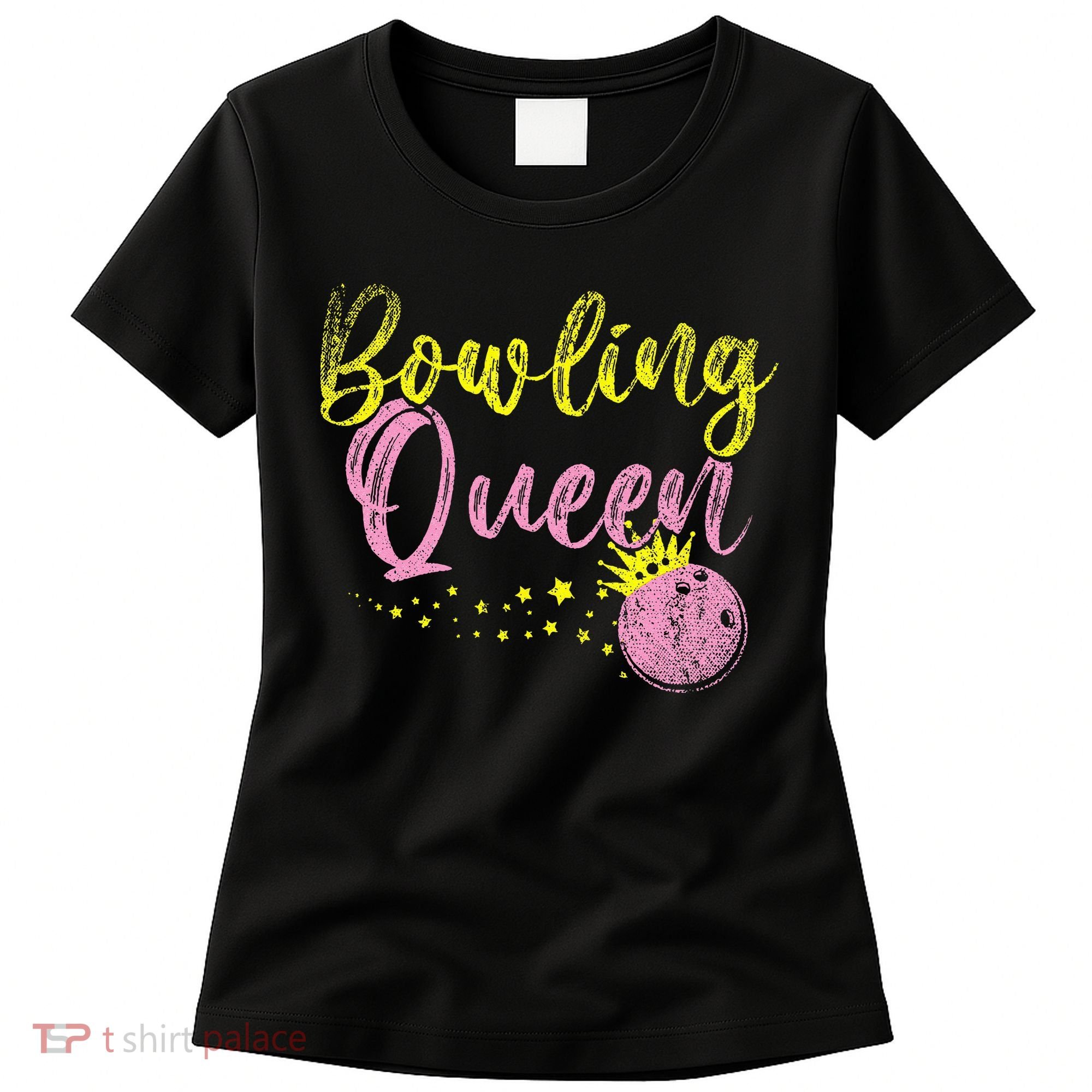 Bowling Team Queen Women Gift Bowling Women's T-Shirt