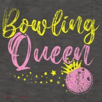 Bowling Team Queen Women Gift Bowling Vector Backpack thumb 2