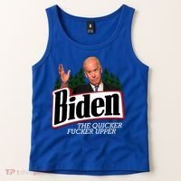 Biden The Quicker Fucker Upper Tank Top thumb 2