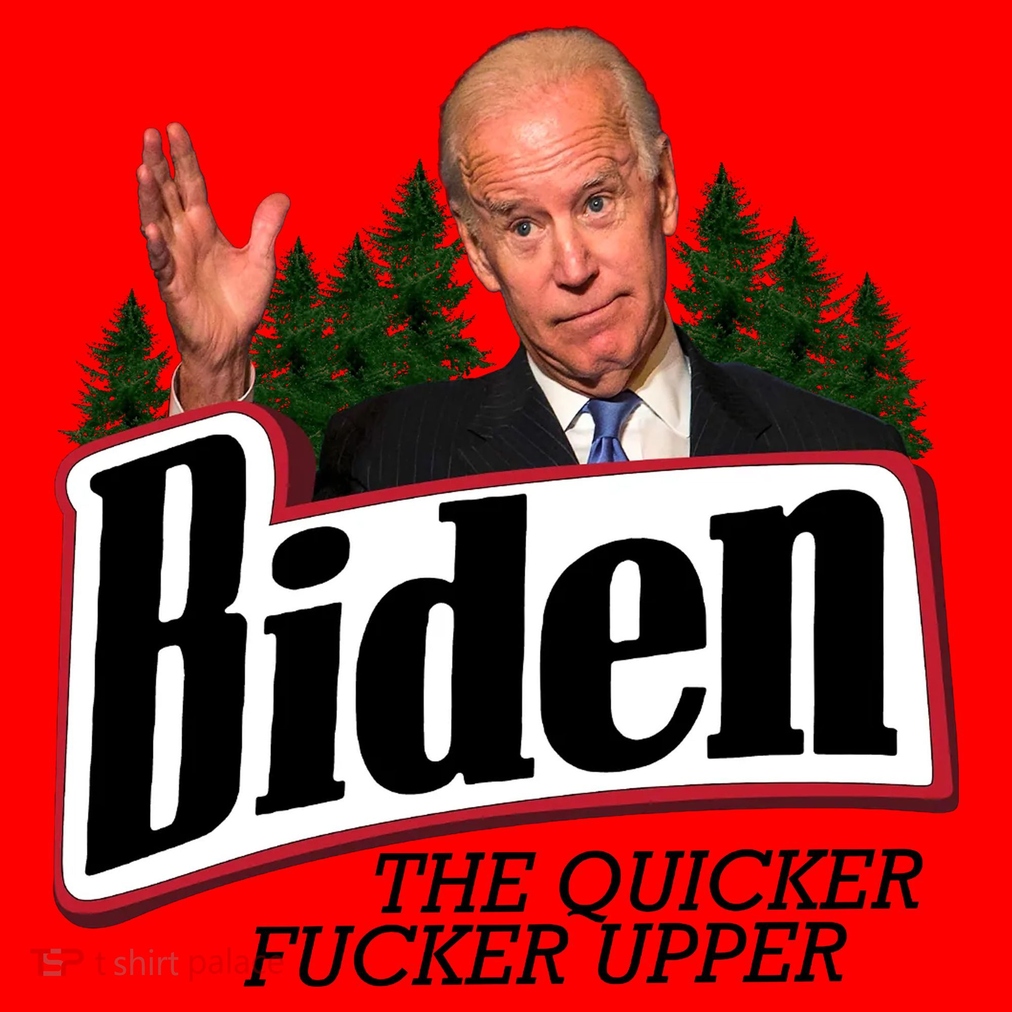 Biden The Quicker Fucker Upper Santa Hat