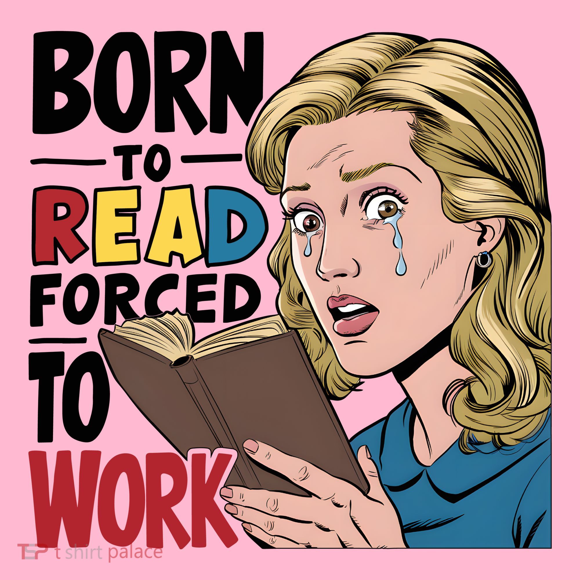 Born To Read Funny Booktok Favorite Reader Book Lover Gift | Spicy Books Coaster
