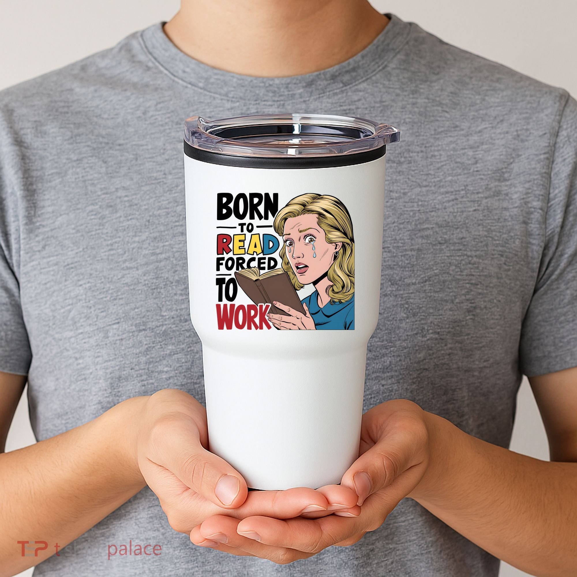 Born To Read Funny Booktok Favorite Reader Book Lover Gift | Spicy Books Tumbler