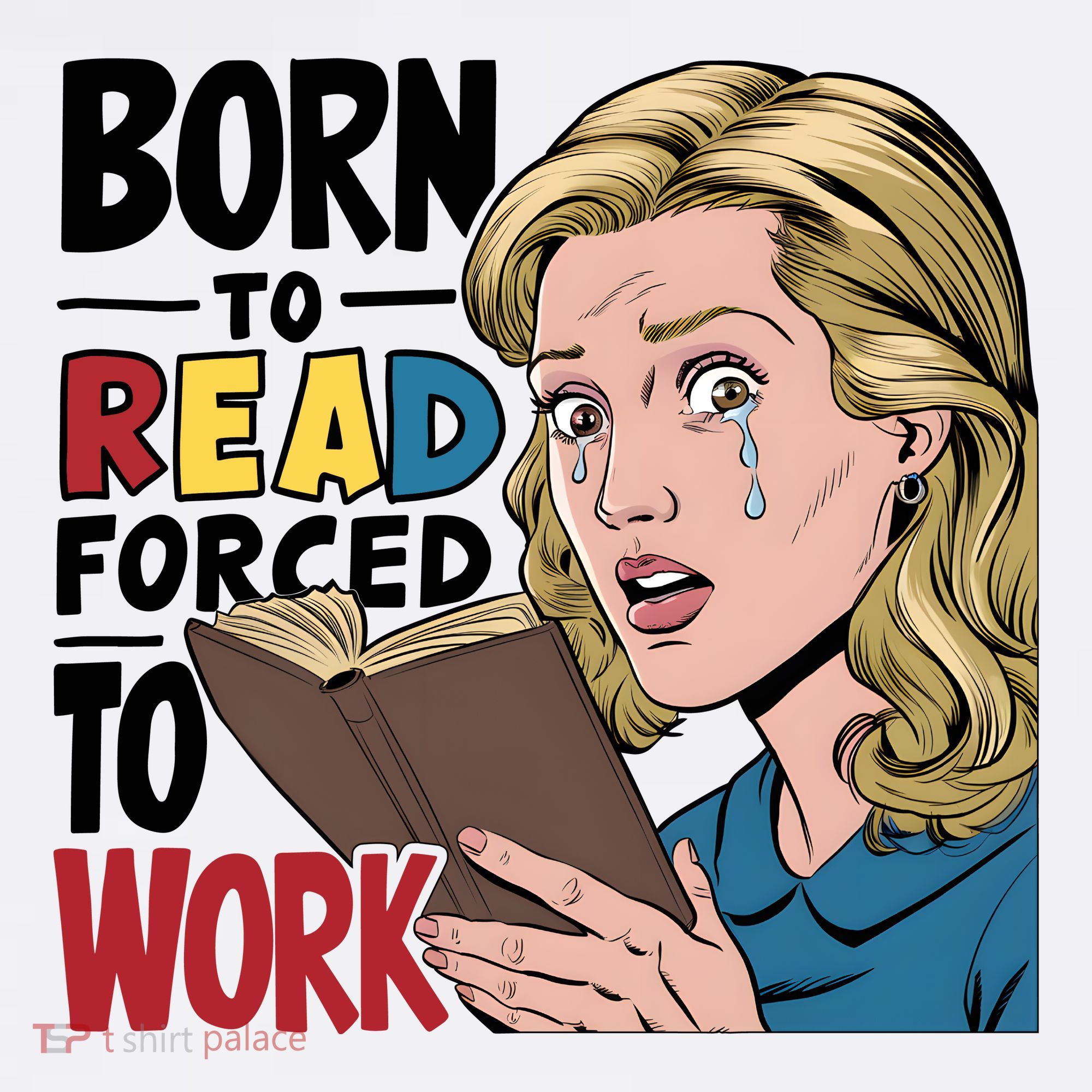 Born To Read Funny Booktok Favorite Reader Book Lover Gift | Spicy Books Mousepad