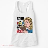 Born To Read Funny Booktok Favorite Reader Book Lover Gift | Spicy Books Women's Tank Top thumb 0