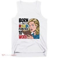 Born To Read Funny Booktok Favorite Reader Book Lover Gift | Spicy Books Tank Top thumb 0