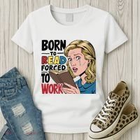 Born To Read Funny Booktok Favorite Reader Book Lover Gift | Spicy Books Women's T-Shirt thumb 3