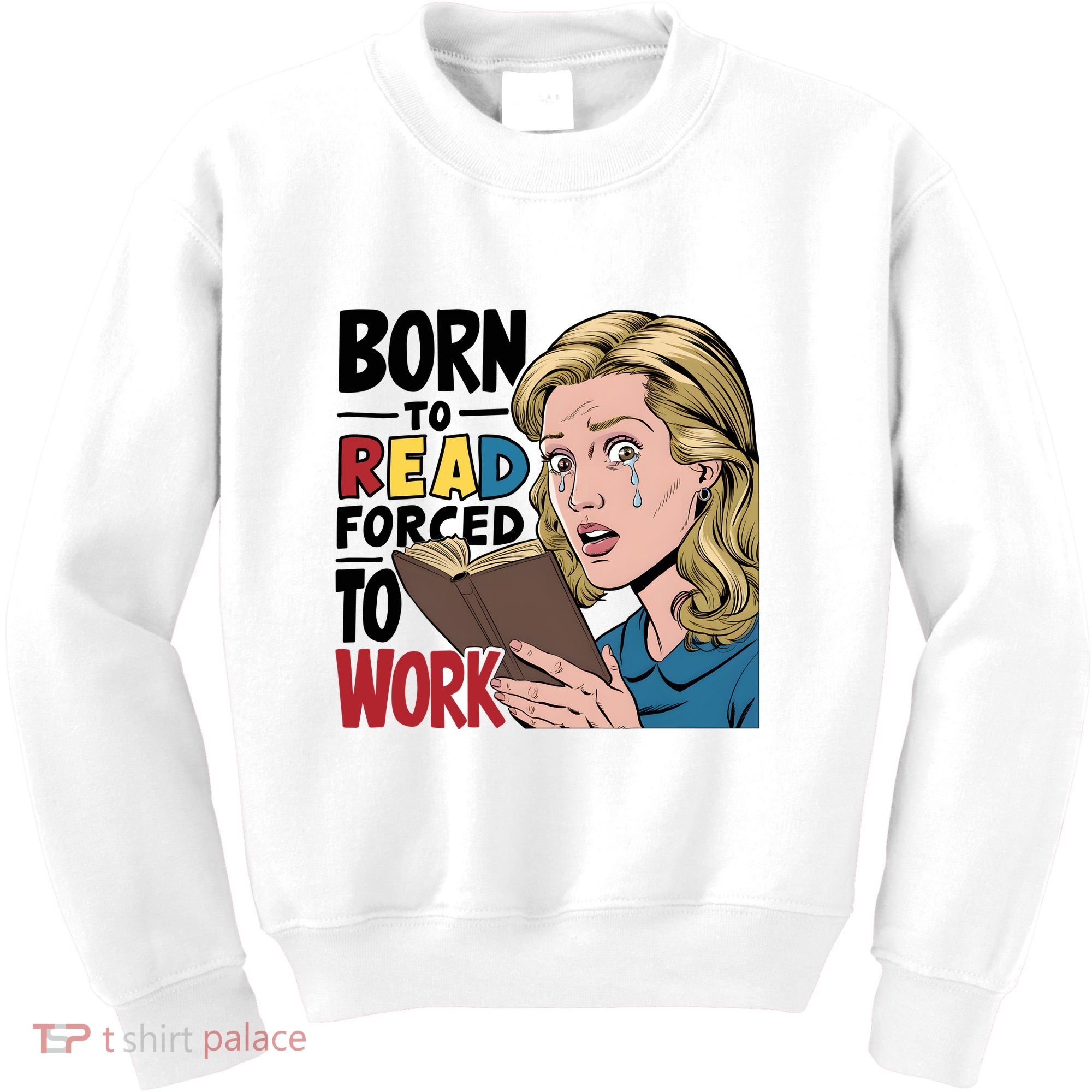 Born To Read Funny Booktok Favorite Reader Book Lover Gift | Spicy Books Kids Sweatshirt
