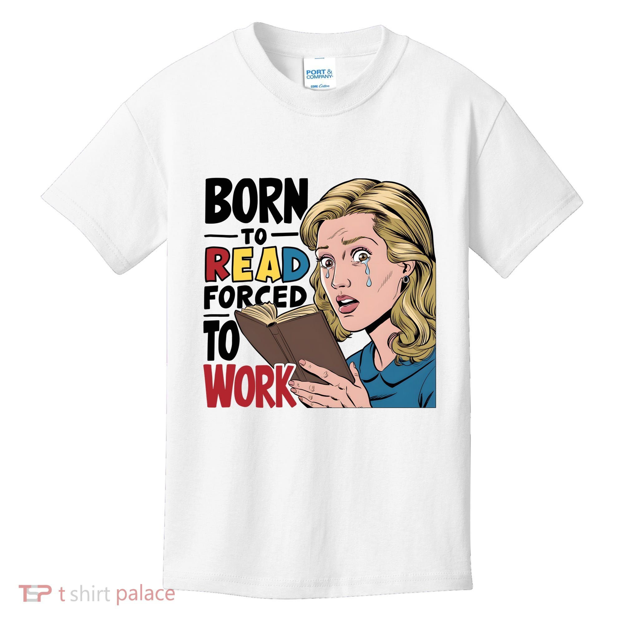 Born To Read Funny Booktok Favorite Reader Book Lover Gift | Spicy Books Kids T-Shirt