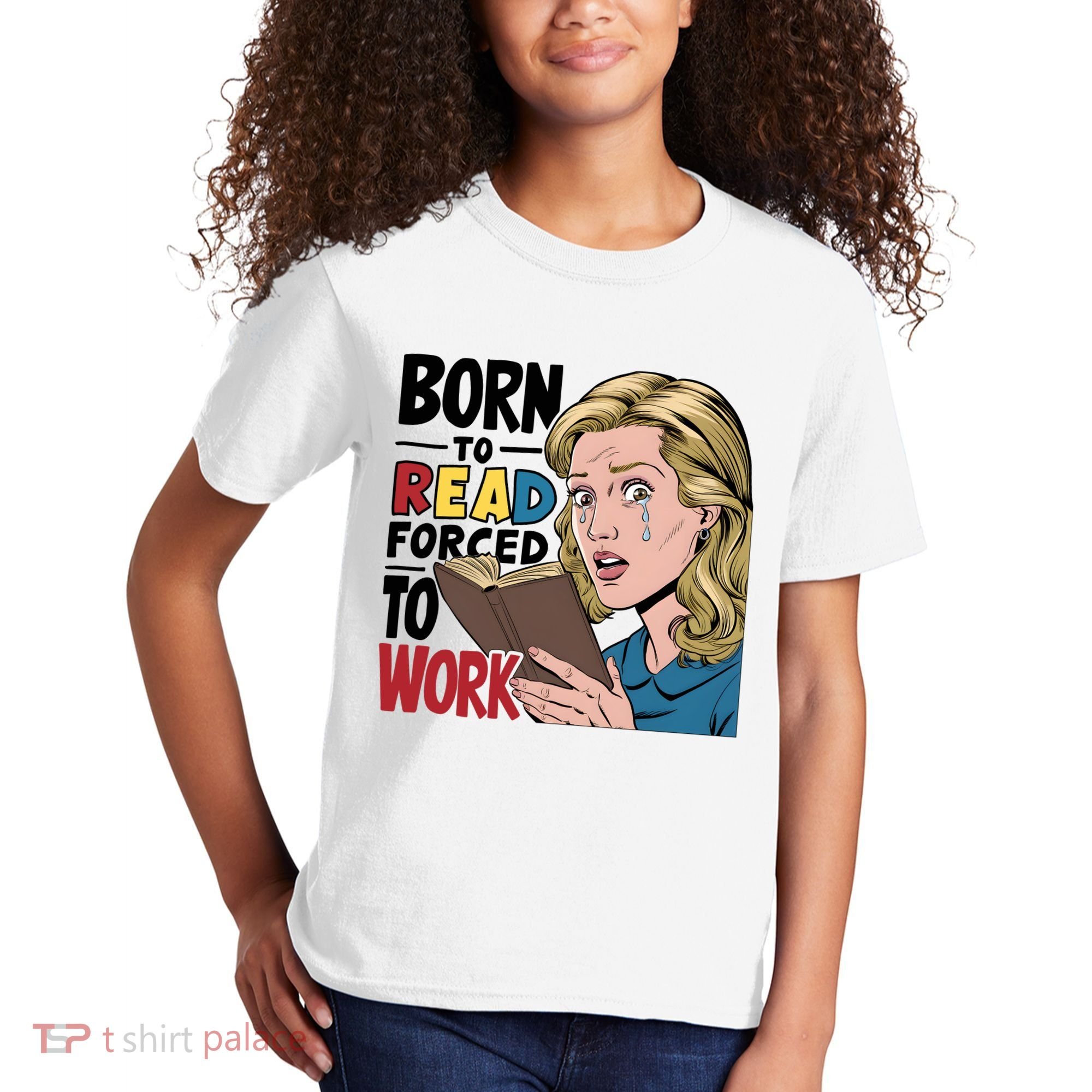 Born To Read Funny Booktok Favorite Reader Book Lover Gift | Spicy Books Kids T-Shirt