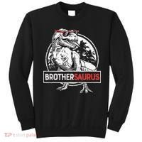 Brothersaurus T rex Dinosaur Brother Saurus Family Matching Sweatshirt thumb 0