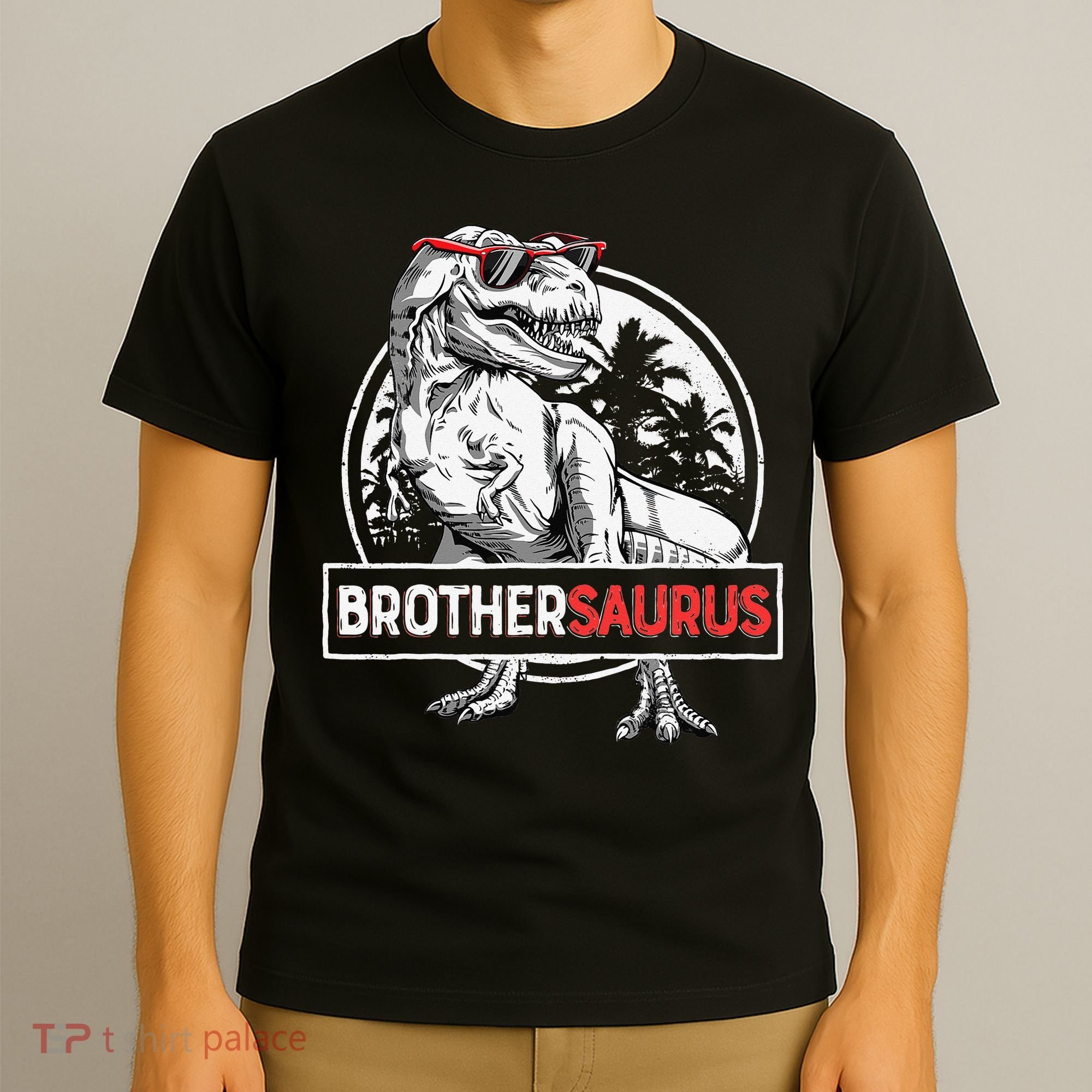 Brothersaurus T rex Dinosaur Brother Saurus Family Matching T-Shirt