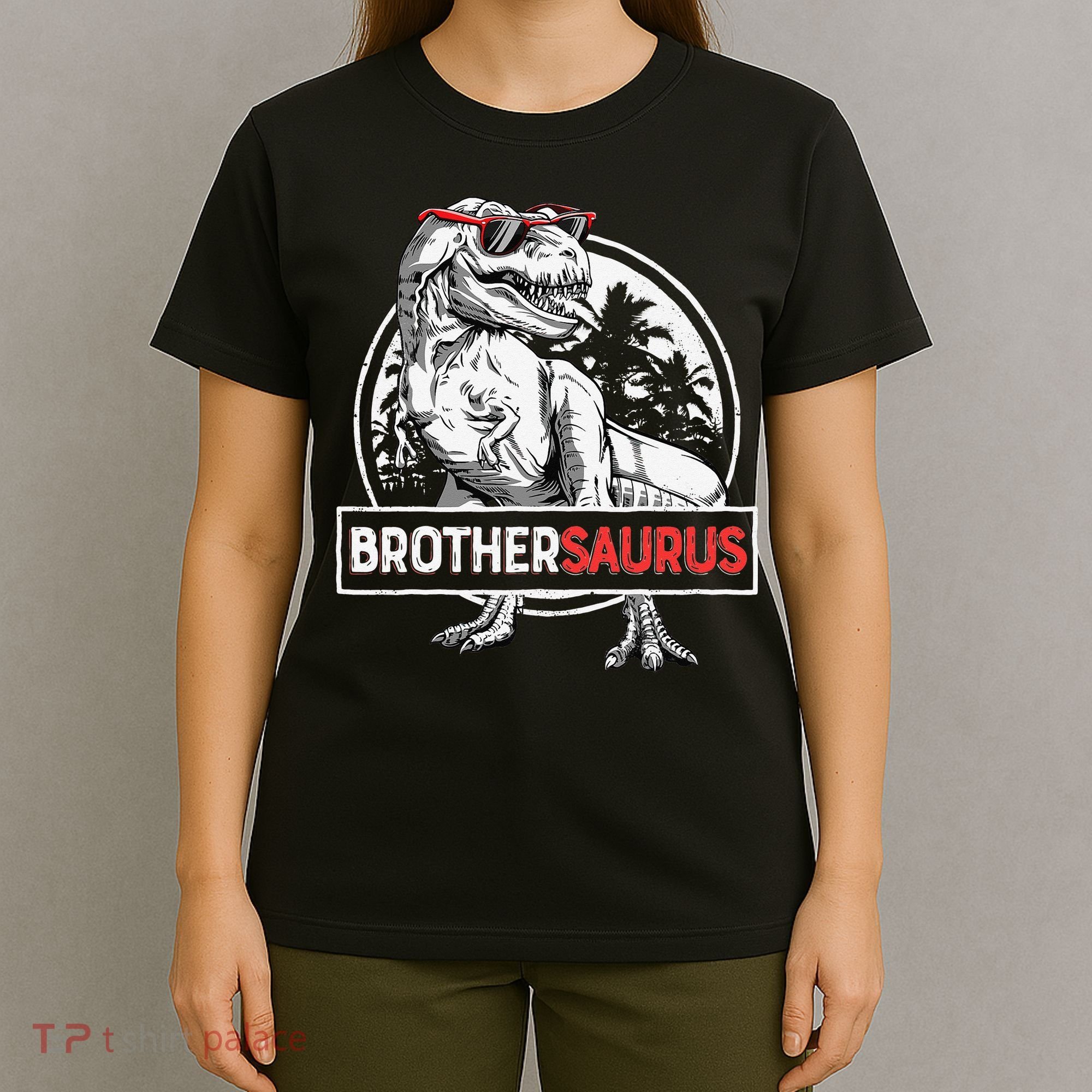 Brothersaurus T rex Dinosaur Brother Saurus Family Matching T-Shirt