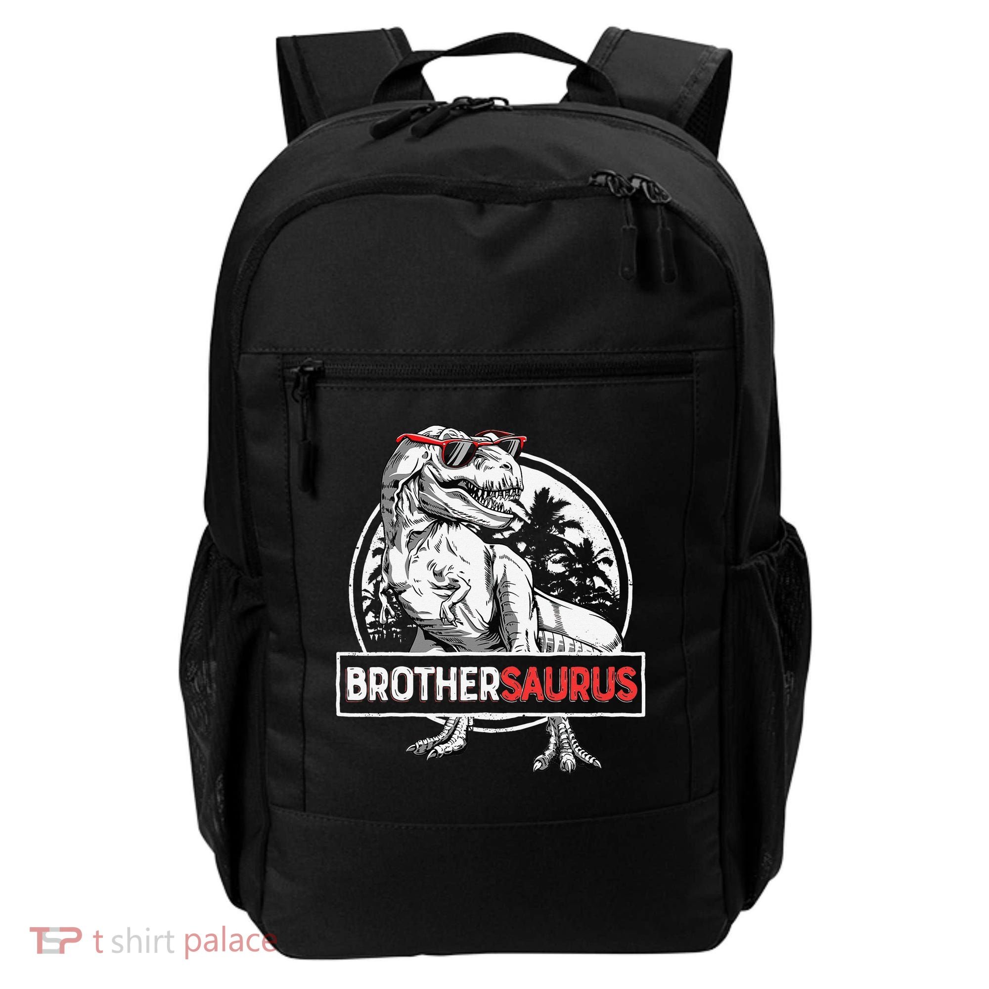 Brothersaurus T rex Dinosaur Brother Saurus Family Matching Backpack