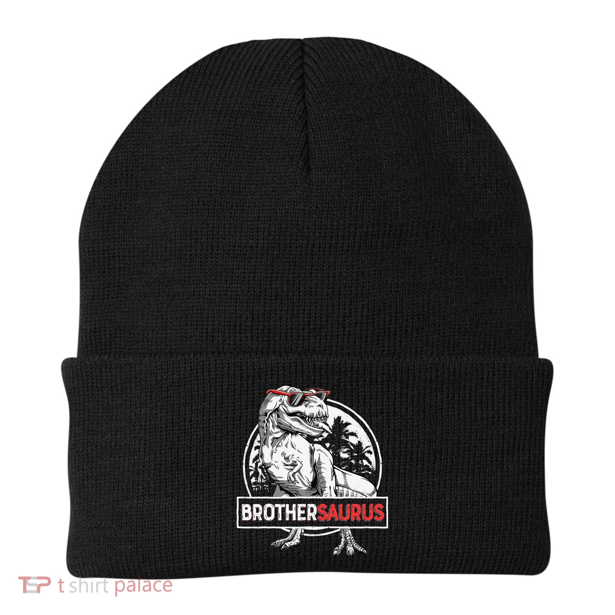 Brothersaurus T rex Dinosaur Brother Saurus Family Matching Beanie