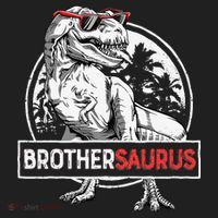 Brothersaurus T rex Dinosaur Brother Saurus Family Matching Beanie thumb 2