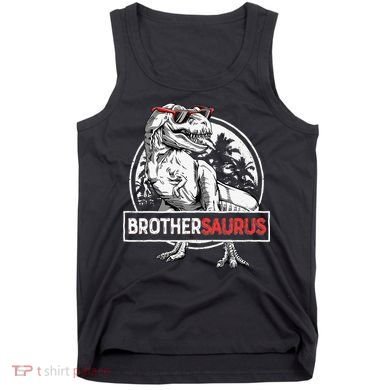 Brothersaurus T rex Dinosaur Brother Saurus Family Matching Tank Top