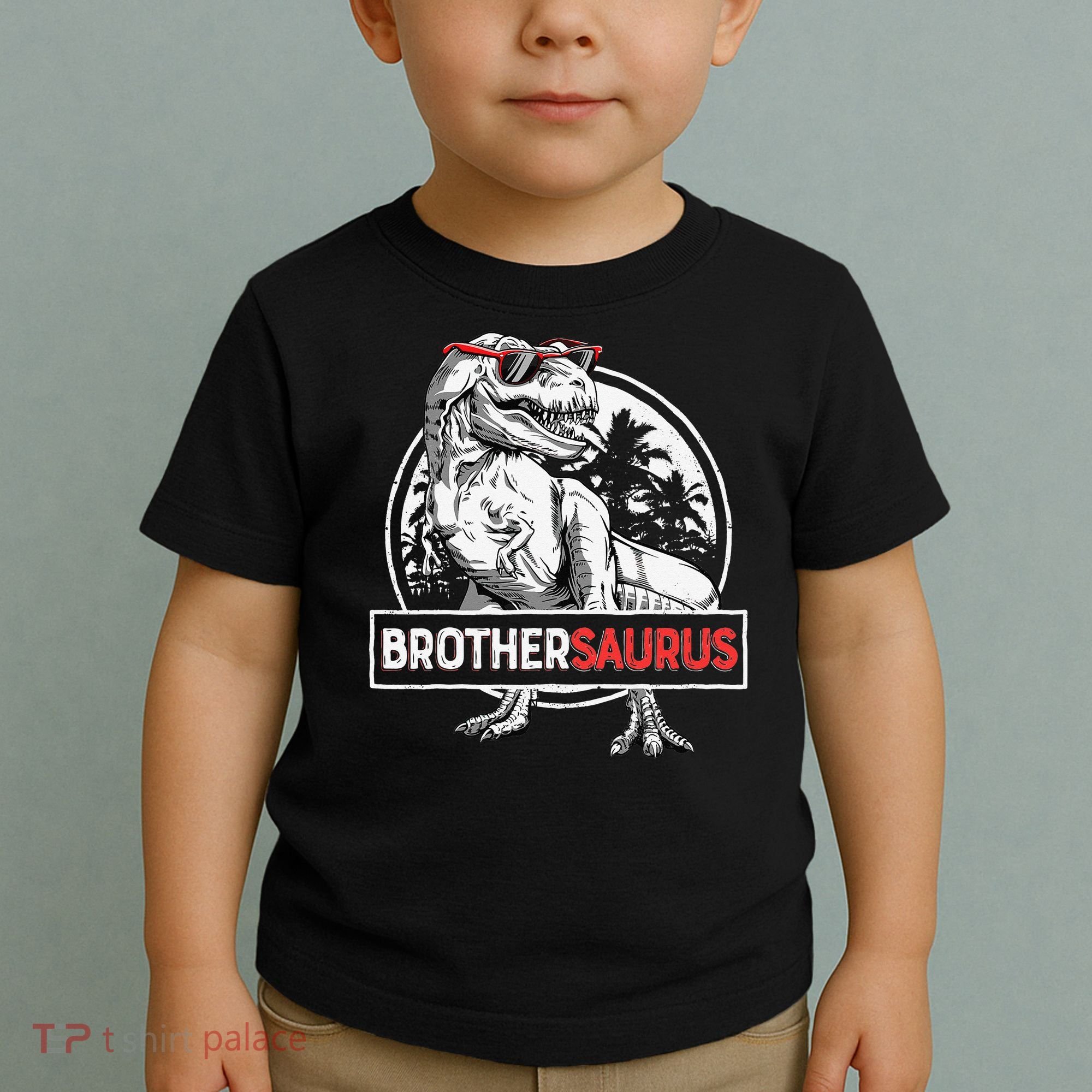 Brothersaurus T rex Dinosaur Brother Saurus Family Matching Toddler T-Shirt