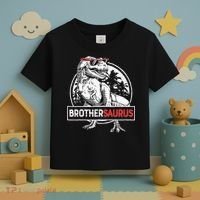 Brothersaurus T rex Dinosaur Brother Saurus Family Matching Toddler T-Shirt thumb 3
