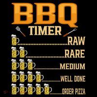 BBQ Timer Raw Rare Medium Well Done Grill Lovers Apron thumb 3