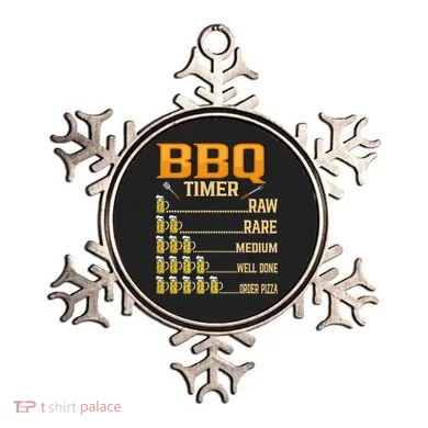 BBQ Timer Raw Rare Medium Well Done Grill Lovers Ornament