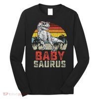 Babysaurus T Rex Dinosaur Baby Saurus Family Matching Long Sleeve Shirt thumb 0