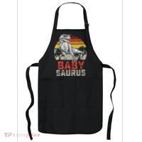 Babysaurus T Rex Dinosaur Baby Saurus Family Matching Apron thumb 0