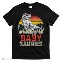 Babysaurus T Rex Dinosaur Baby Saurus Family Matching T-Shirt thumb 0