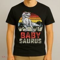 Babysaurus T Rex Dinosaur Baby Saurus Family Matching T-Shirt thumb 3