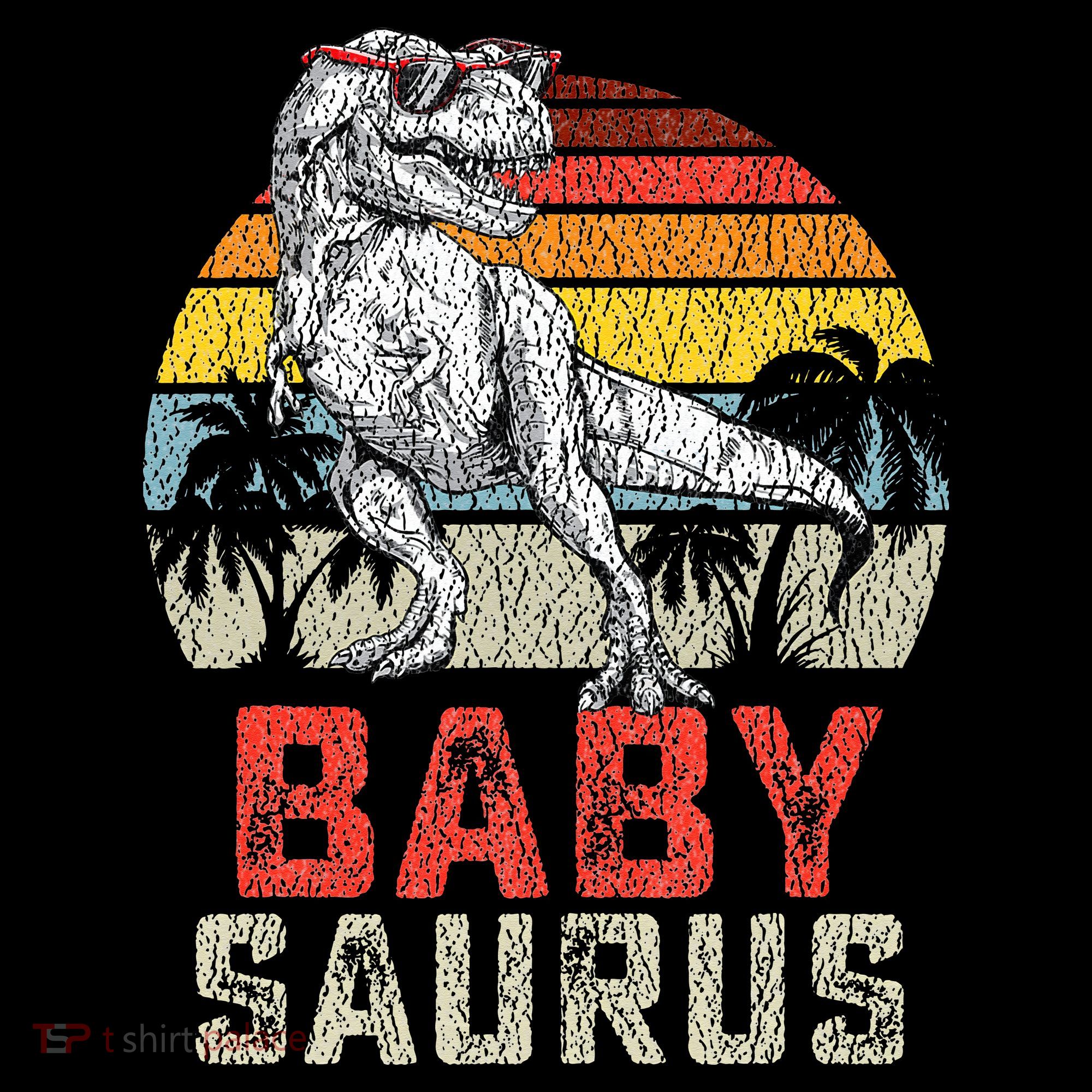 Babysaurus T Rex Dinosaur Baby Saurus Family Matching Women's Hoodie