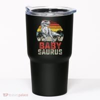 Babysaurus T Rex Dinosaur Baby Saurus Family Matching Tumbler thumb 0