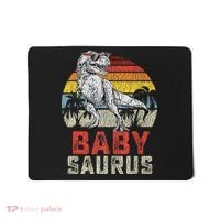 Babysaurus T Rex Dinosaur Baby Saurus Family Matching Mousepad thumb 0